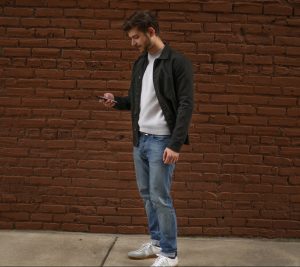 a days march overshirt and jeans