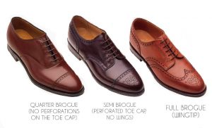 types of brogues shoe
