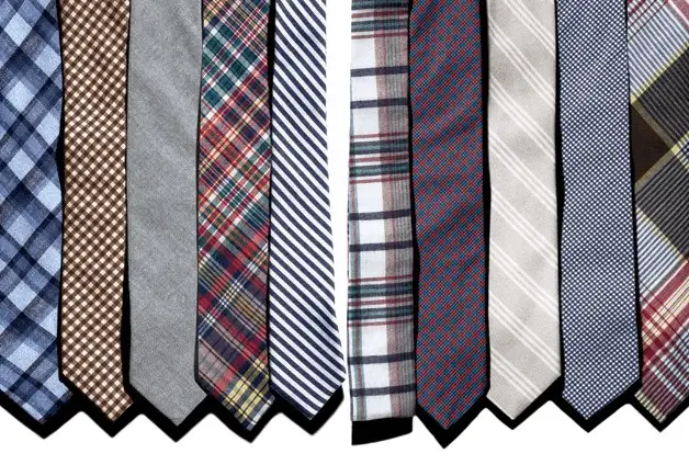 types of mens ties business casual