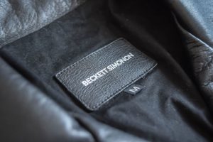 tag inside the Beckett Simonon Atlas Jacket
