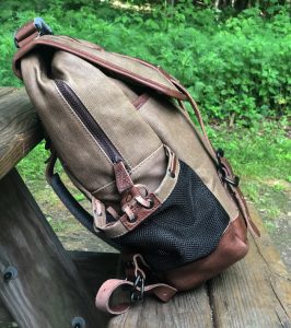 side view of the dakota commuter backpack
