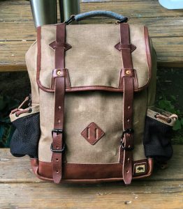 Close up view of the Dakota Commuter bag