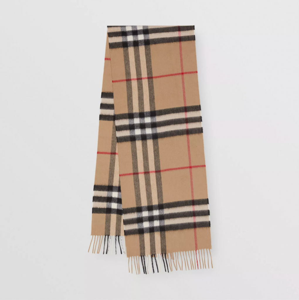 Burberry The Classic Check Cashmere Scarf for Men Winter Accessories