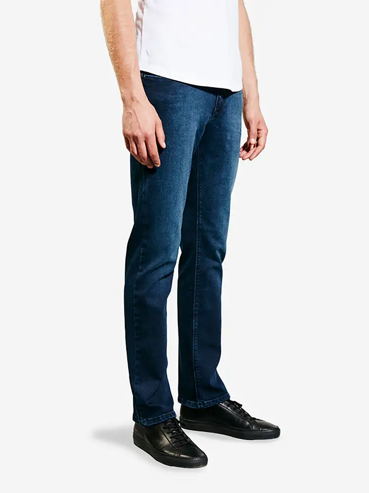 Mott and Bow Straight Staple Dark Wash Jeans for Men