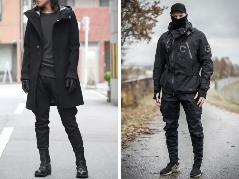 Urban Techwear Clothing Outfits