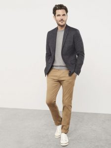 smart casual blazer outfit