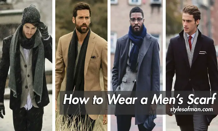 How to Wear a Men's Scarf: Drapes, Ties, & Tips • Styles of Man