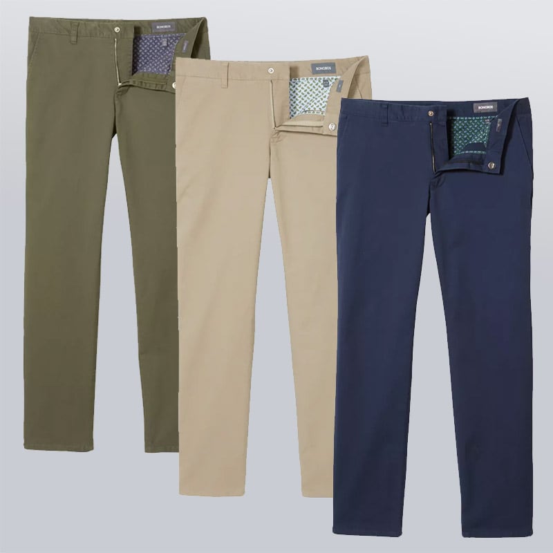 men's slim chinos