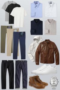 men's minimalist capsule wardrobe
