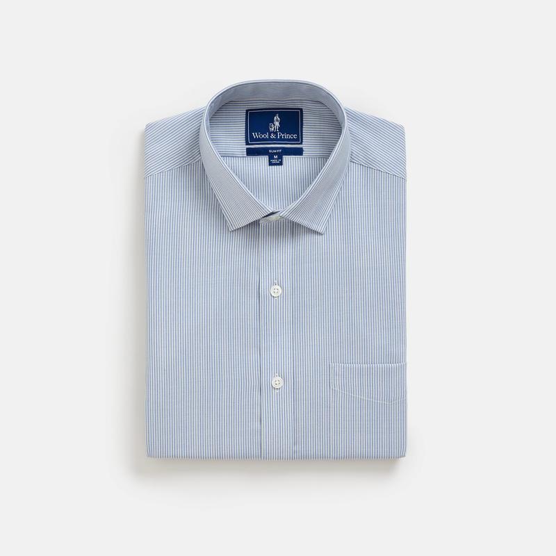 Što je poslovno ležerno odijevanje? - vodič 6 Vuna i košulja Prince Merino Wool 130 s širokim ovratnikom