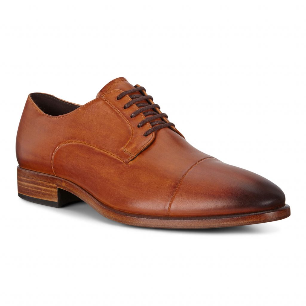 Ecco Vitrus Mondial Cap-Toe Derby Shoes 