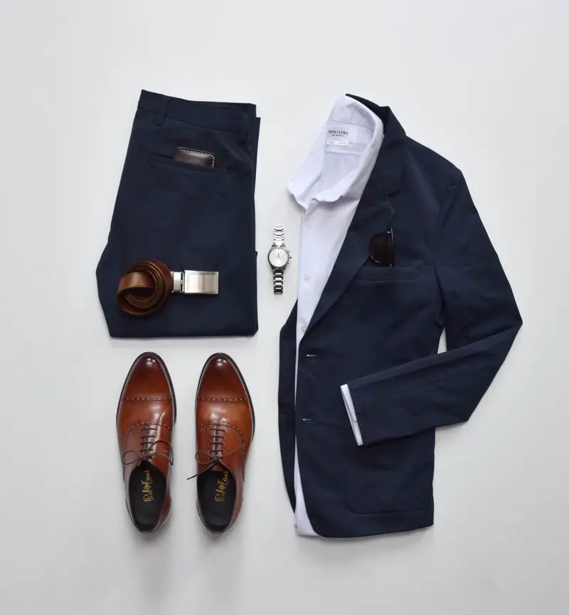 formal loafers with suit