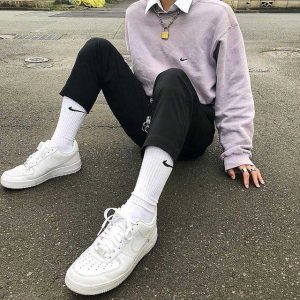 eboy outfit with white sneakers