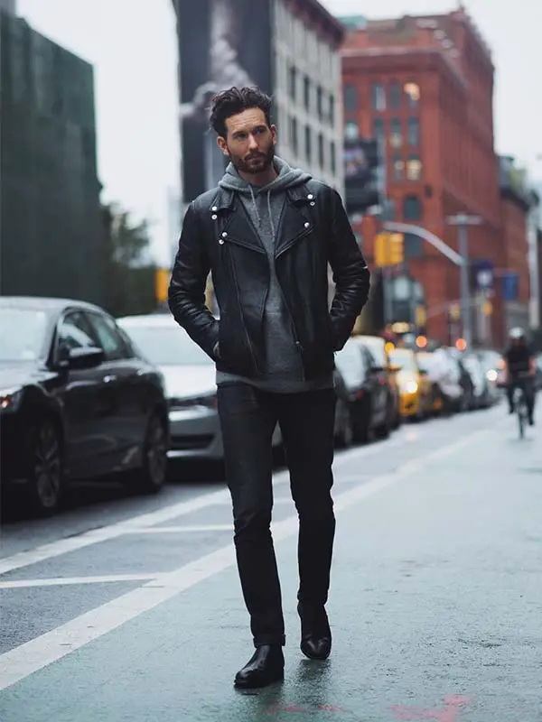 10 Ways To Style A Leather Jacket Outfit Ideas Men's Fashion | vlr.eng.br