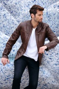 mens cafe racer leather jacket