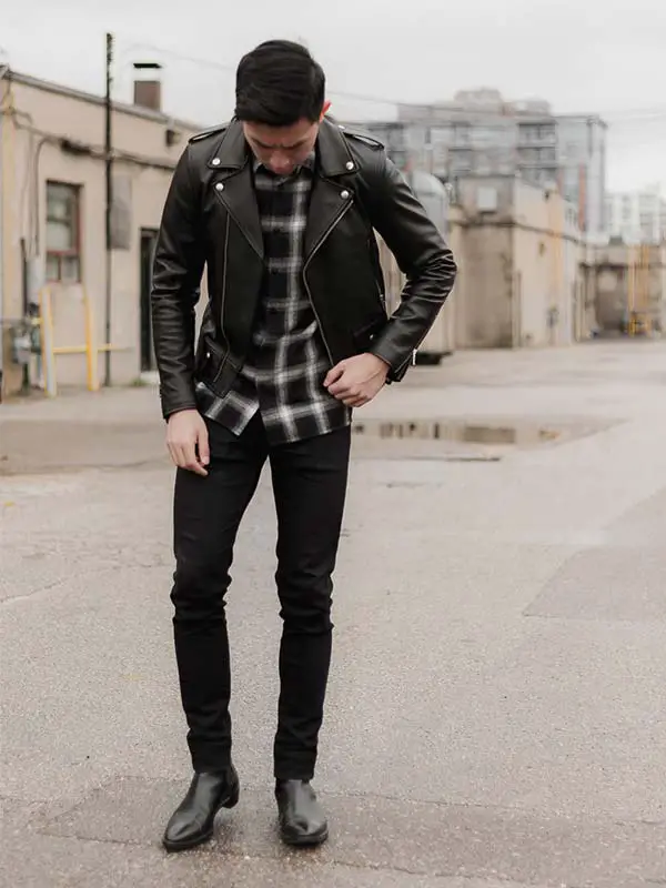 mens-leather-jacket-outfits • Styles of Man