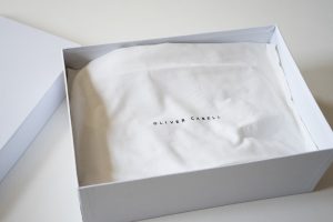shoe box with carrying cloth