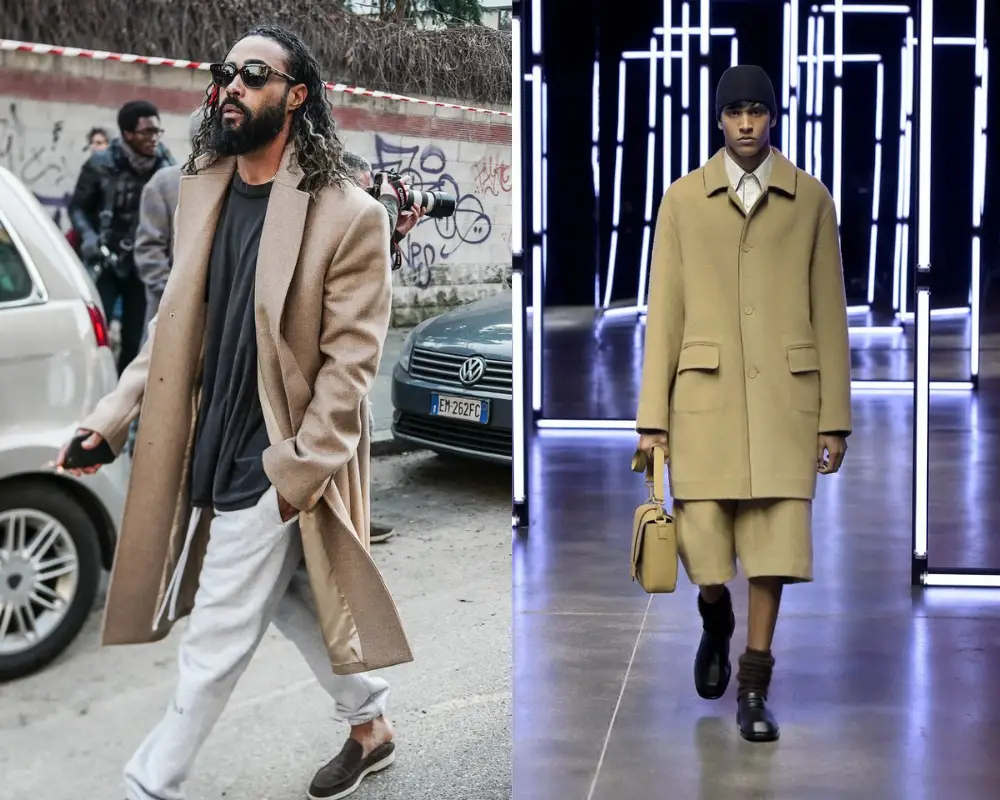 Jerry Lorenzo Fear of God Camel Coat Fendi fall 2021 outerwear trends for men