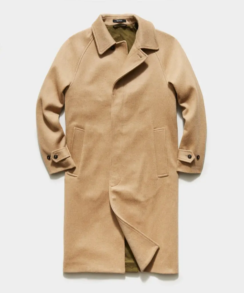 Todd Synder Italian Balmacaan Camel Coat best jackets for men