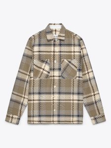 Wax London Whiting Overshirt Natural Beatnik Shirt Jackets for Men fall 2021