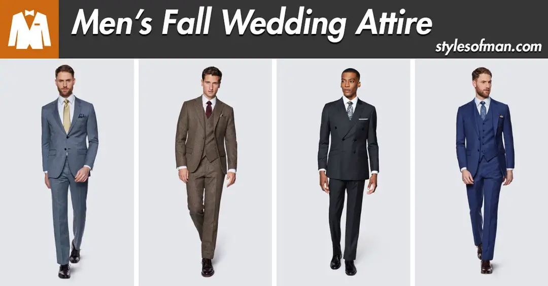 men's fall wedding attire